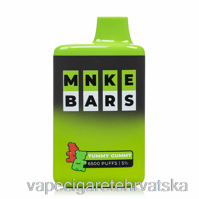 Vape Cigarete Mnke Bars 6500 Za Jednokratnu Upotrebu Yummy Gummy